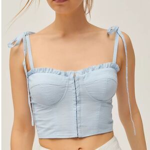 Capulet Rian Tie-Shoulder Cropped Top Women’s Large